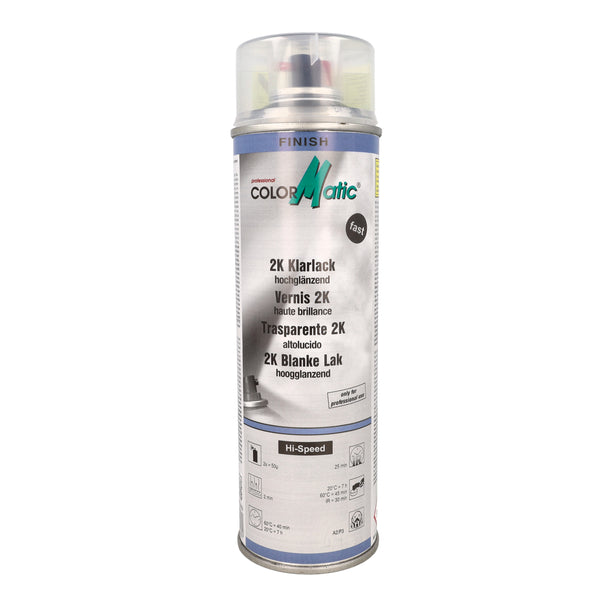 Spuitlak Motip 2-componenten 500mL spuitbus blank
