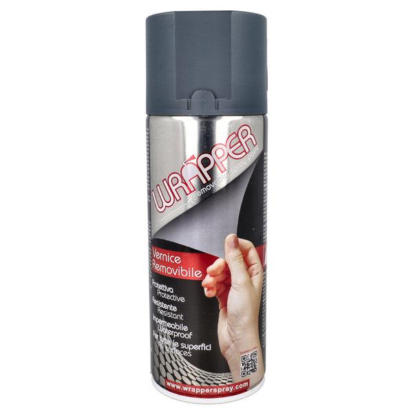 Spuitlak wrapper glitter Plastidip 400mL spuitbus grijs