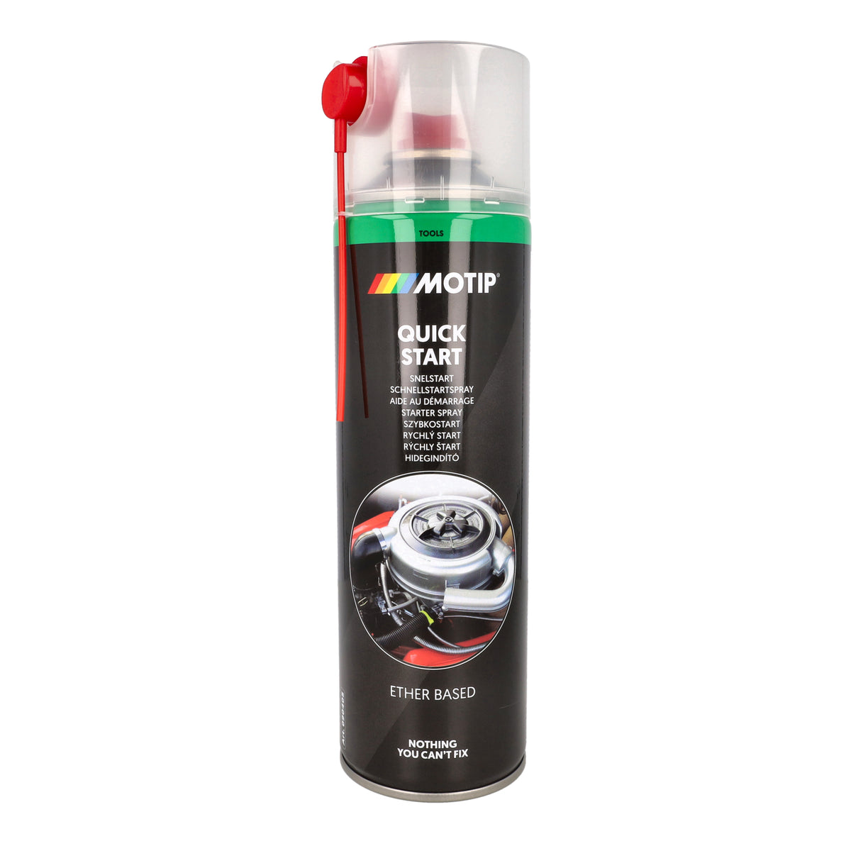 Snelstartspray Motip 500mL spuitbus