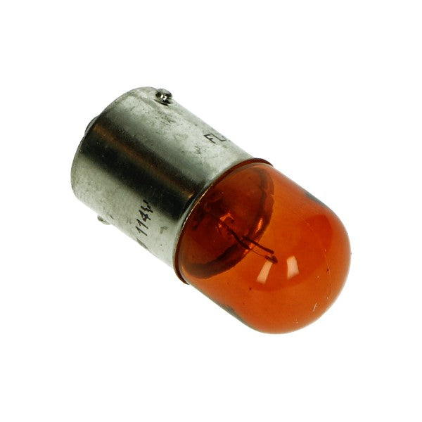 Lamp 12V flosser 10W BA15 oranje 1pcs