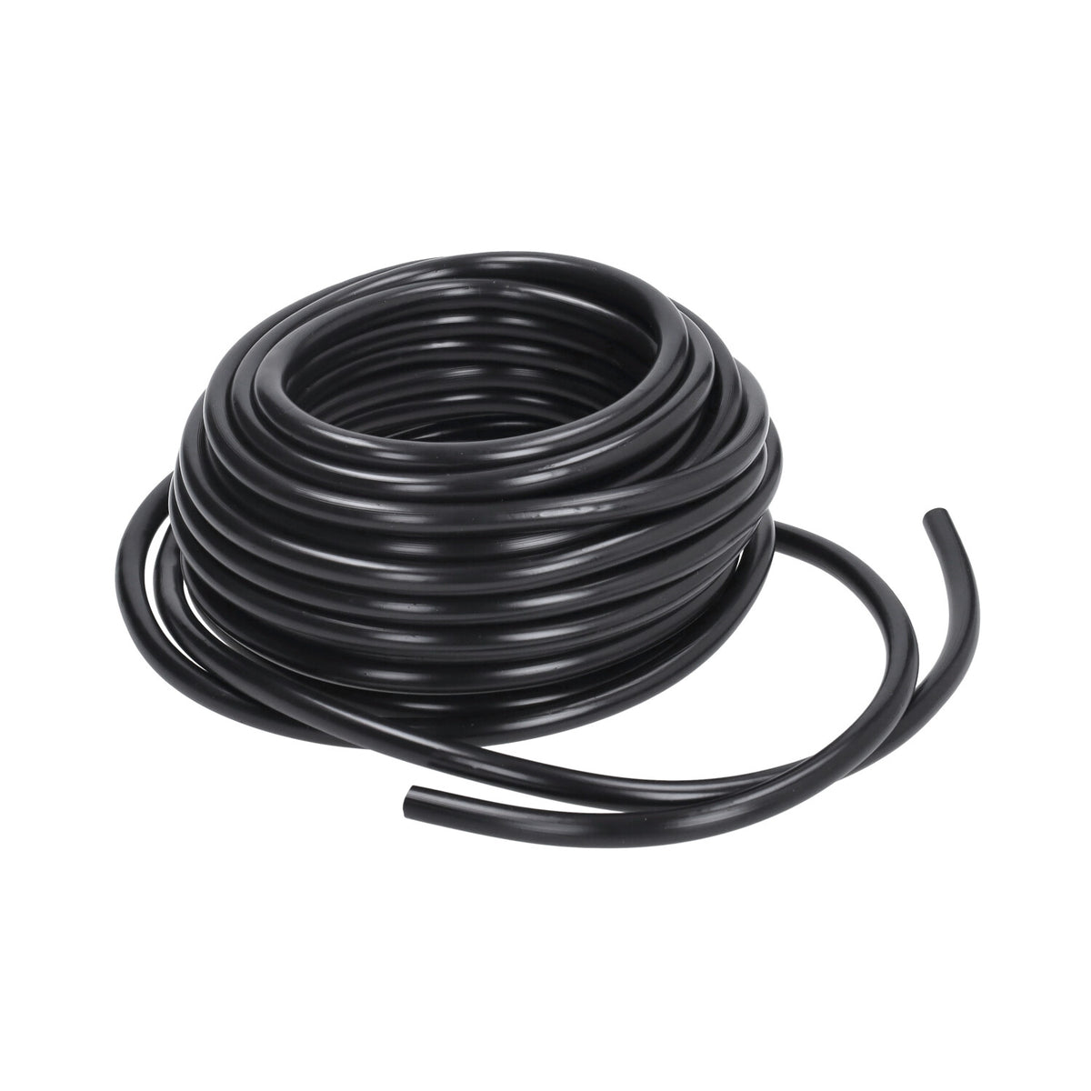 Benzineslang rubber 5x8mm zwart per rol 10m