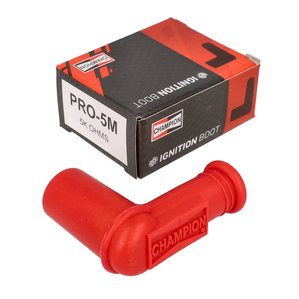 Bougiekap Champion PR05M waterdicht silicone (klein gat) rood