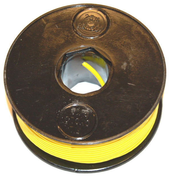 Electrisch draad 30m geel per rol