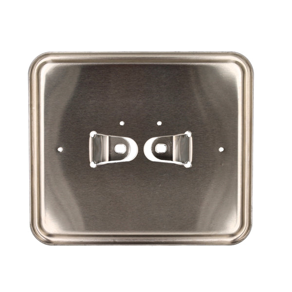 Houder kentekenplaat liggend metaal (NL) 14,5x12,5cm chroom