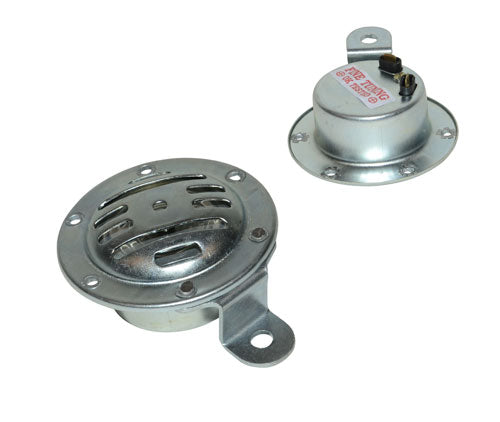 Claxon 6v wissel AC 74mm aluminium Tomos