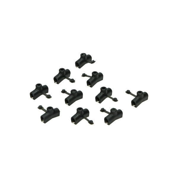 Smeernippel buitenkabel (prijs per zakje van10 stuks) zwart
