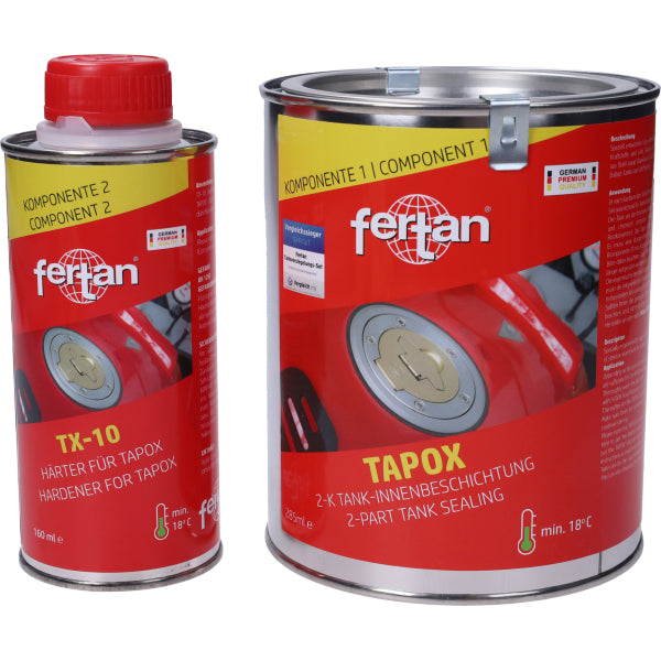 Coating benzinetank Fertan tapox 285ml+160ml