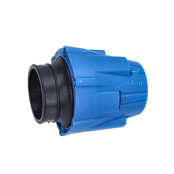 Powerfilter Polini recht universeel 46mm blauw
