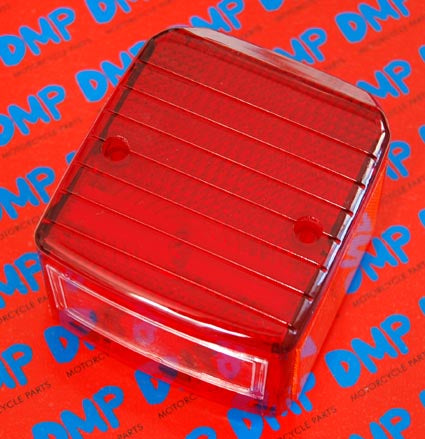 Achterlichtglas DMP rood pearly, Tomos