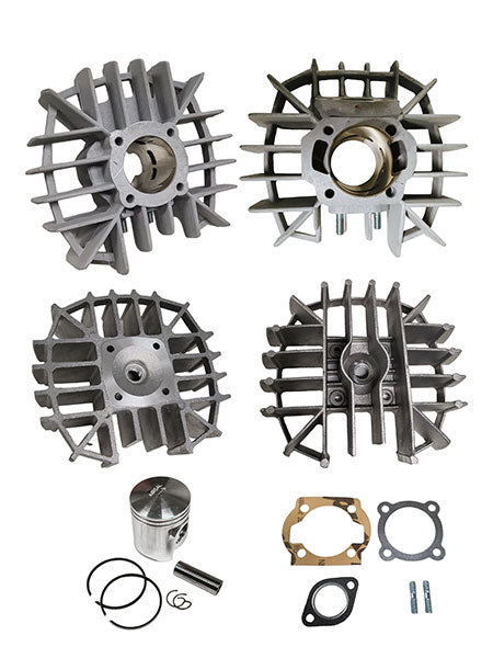 Cilinder met kop Airsal aluminium nikasil 65cc (44mm) VOOR A55 Funtastic, Pack'R, Youngst'R