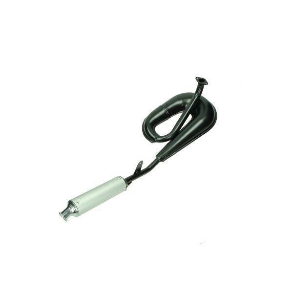 Uitlaat tecno circuit (made in EU) zwart/alu A3, Tomos A35