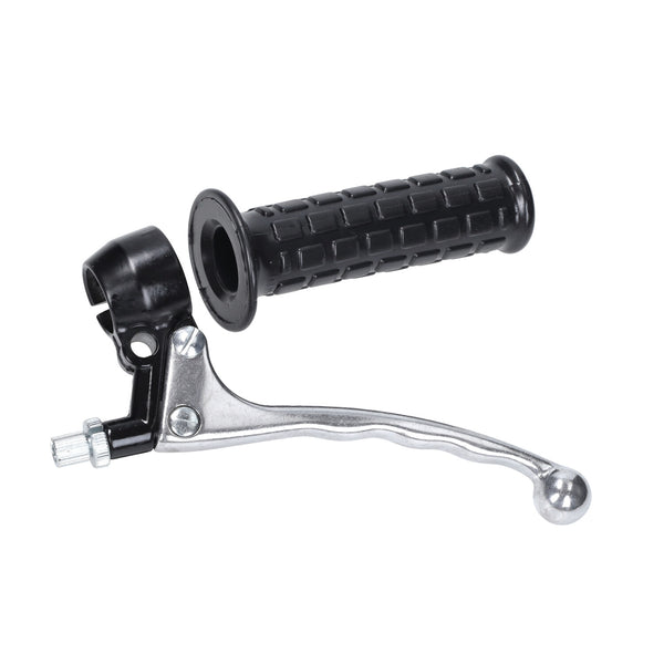 Remhendel lusito compleet (made in EU) links zwart/alu Tomos A35