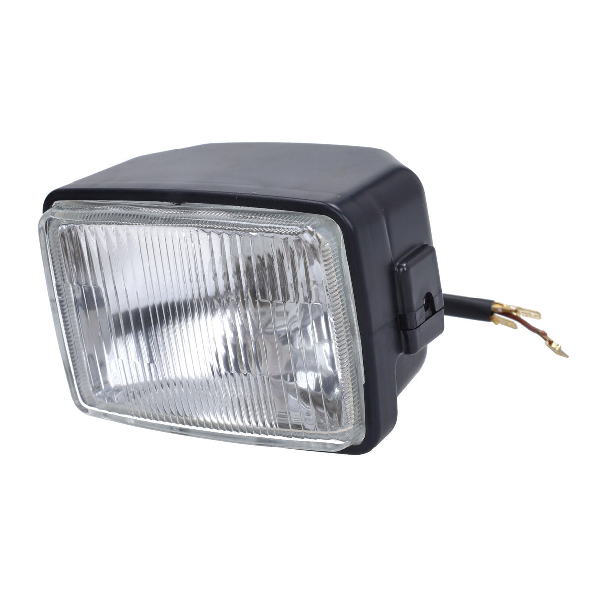 Koplamp DMP vierkant model origineel 150mm zwart a3, sachs prima , Tomos A35, camino
