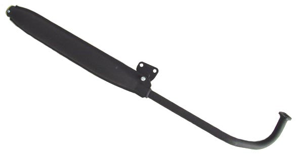 Uitlaat standaard model snel euro-2 (made in EU) 22mm zwart A3, Tomos A35